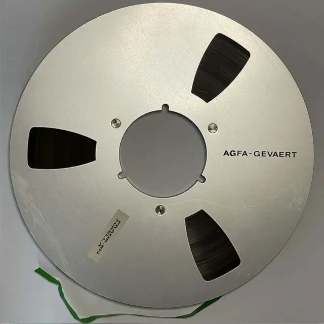 AGFA-GEVAERT 10.5" (26,5cm) Aluminium Reel with AGFA PEM268 tape used | 1 Stück