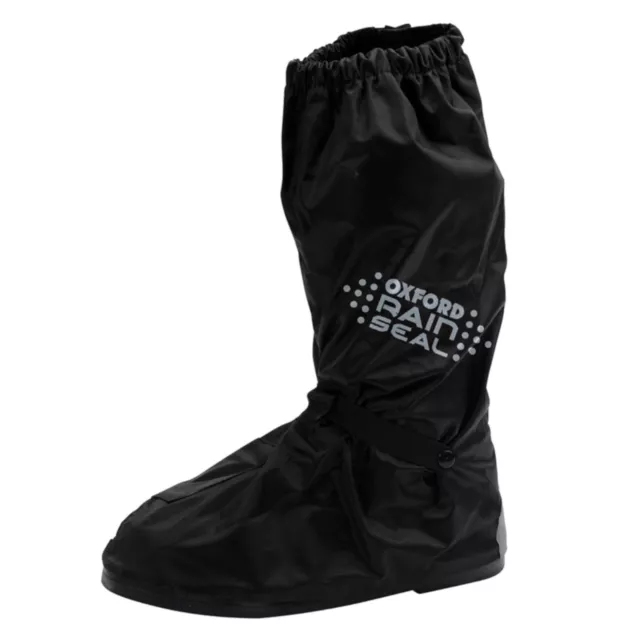 Oxford Rainseal Waterproof Motorcycle Overboots Rain Wear Over Boots - Black 3