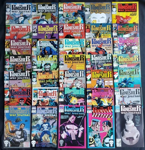 Punisher War Journal High Grade Lot (1988-93) #1-57~Almost Complete Run~56 Books
