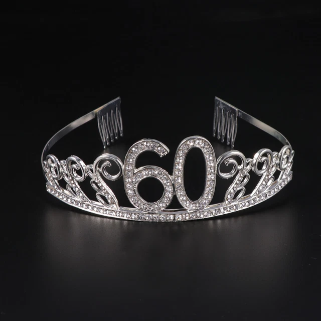 90e Anniversaire Couronne Et écharpe Pour Femme Cristal Reine Tiare Princesse Couronne Rouge Anniversaire écharpe 90th Anniversaire Femme écharpe D' Anniversaire Femme écharpe D'anniversaire Femmes
