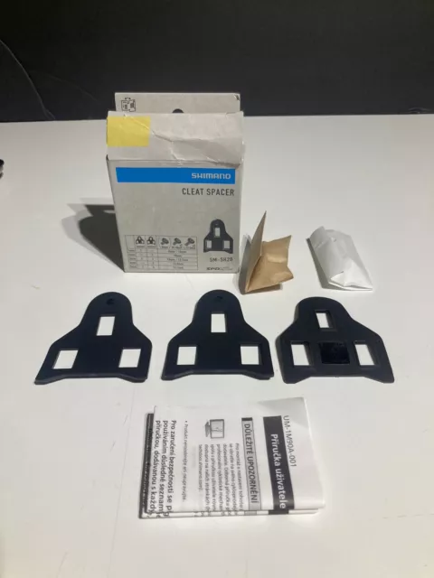 Shimano SM-SH20 SPD-SL Cleat Spacer Set Boxed