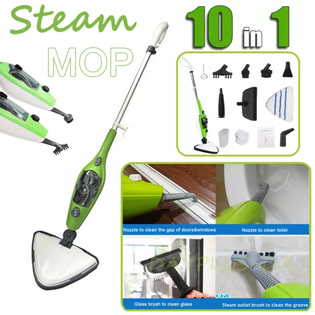 Handheld Hot Steam Mop Cleaner Floor Carpet Window Washer Steamer Multifunction