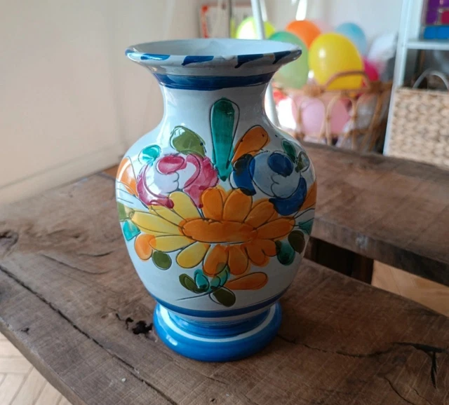 Vase En Céramique Signé Marc Delduc – Années 50/60 – Déco Raffinée – Bon état (voir Photos)