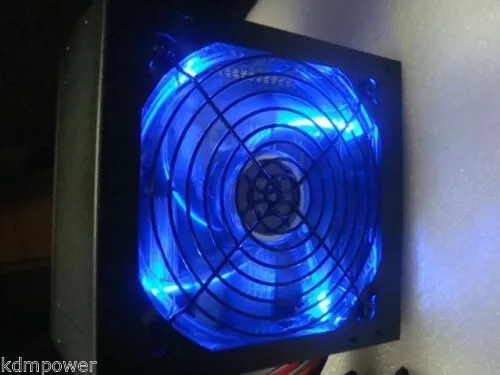 NUEVO 750W 750 VATIOS 775W Ventilador LED Azul Silencioso para Juegos PSU SATA ATX Fuente de Alimentación PCIe