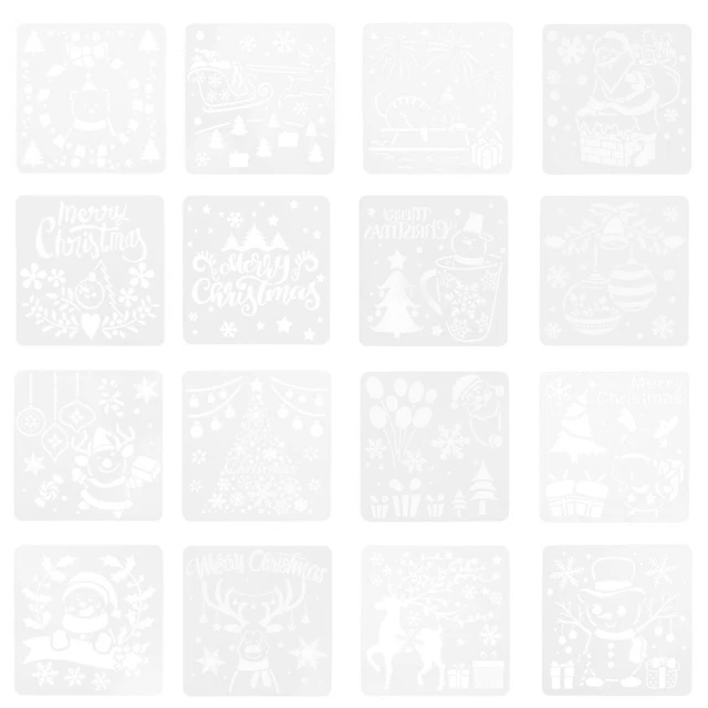 Generic 11pcs Gabarit De Peinture Creux, Gabarit De Dessin Géométrique, Gabarit De Mesure, Outil