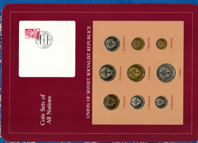 Coin Sets of All Nations USSR Russia UNC All  1978 but 50 Kopecks 1979