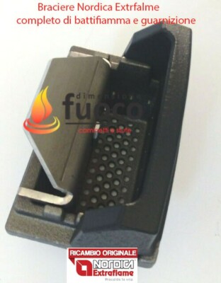 Nordica BRACIERE GHISA COMPLETO DI BATTIFIAMMA NORDICA EXTRAFLAME ISIDE IDRO 2.0 4278200 