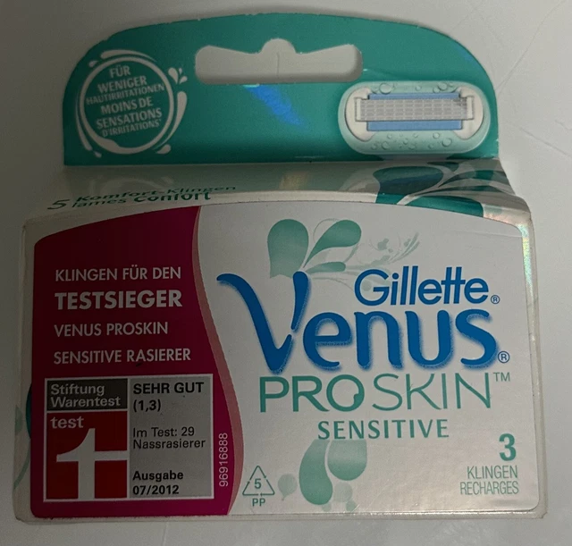 Gillette Venus PRO Skin Sensitive - 3 Klingen - Neu