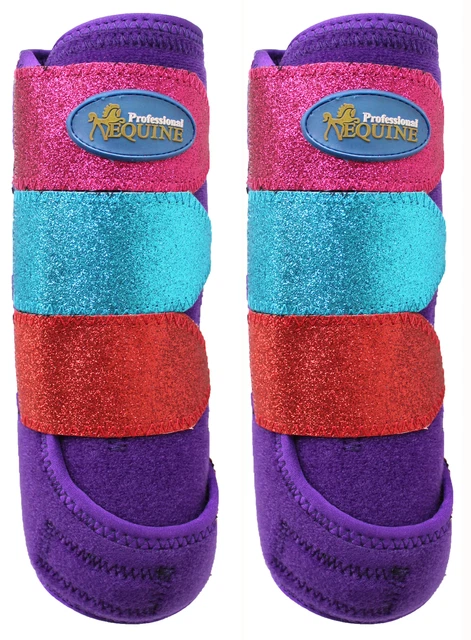 Horse  Medium Professional Equine Sports Medicine Splint Boots 4136A
