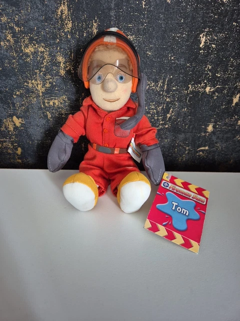 Tom Sam CBEEBIES VINTAGE FIREMAN Sam Tom Plush Sofy Toy BNWT 2005 £11.12 ...