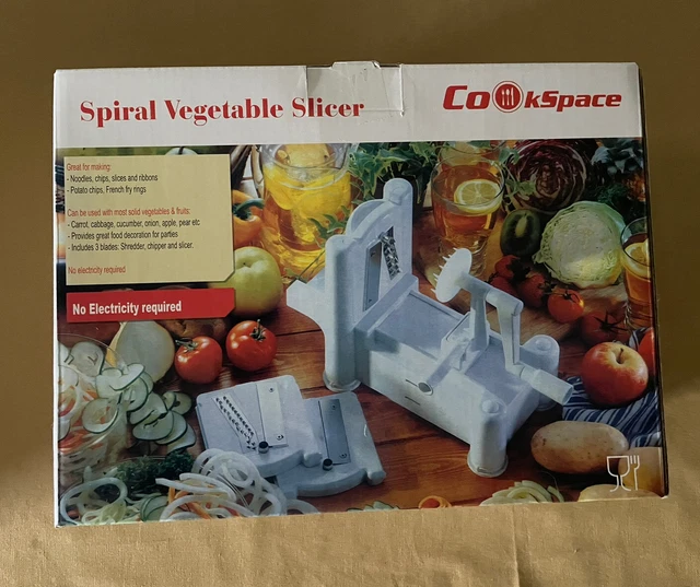 Affettatrice vegetale spiralizzatrice a spirale CookSpace nuova in scatola