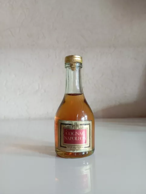Very old mini bottle cognac Mounié Napoléon 3cl