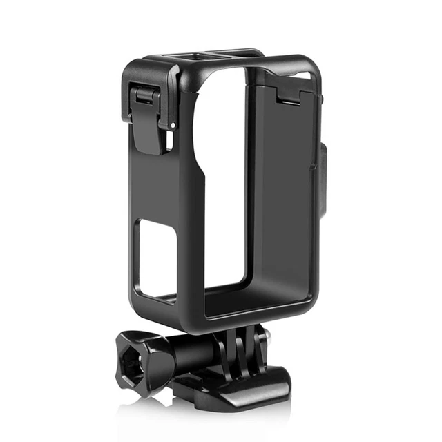 For DJI Osmo Action 3/4 Camera Cage Protective Frame Case wtih Cold Shoe Mount