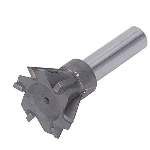 60 Degree Dovetail Cutter 6 Flute 60mm Milling End Mill Straight Shank Cuttin...