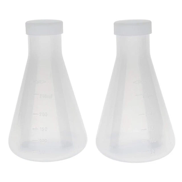 Laboratory Graduated Plastic Conical Erlenmeyer Flask, Measurable, Smooth9745