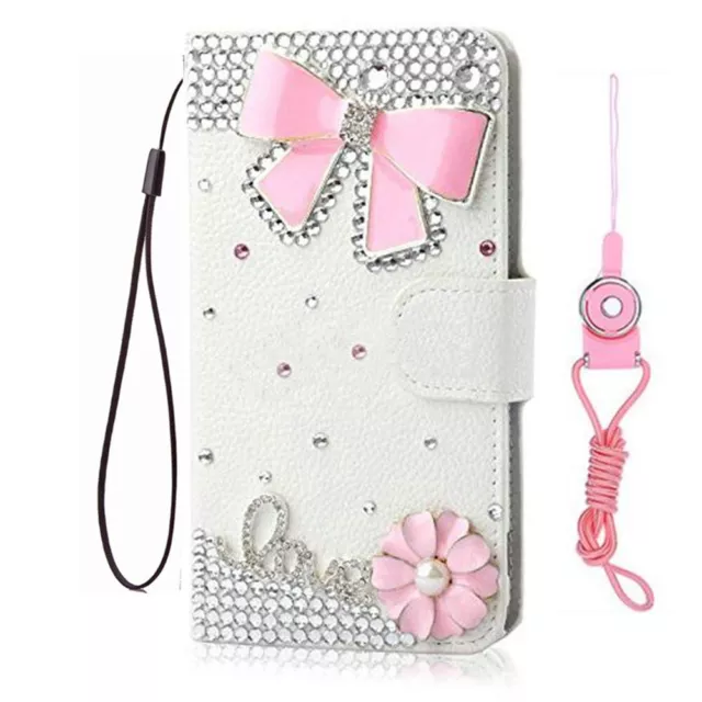 for Galaxy A20 A30 A40 A70 A10E A20E A54 A24 A34 Case Bling Leather Wallet Cover