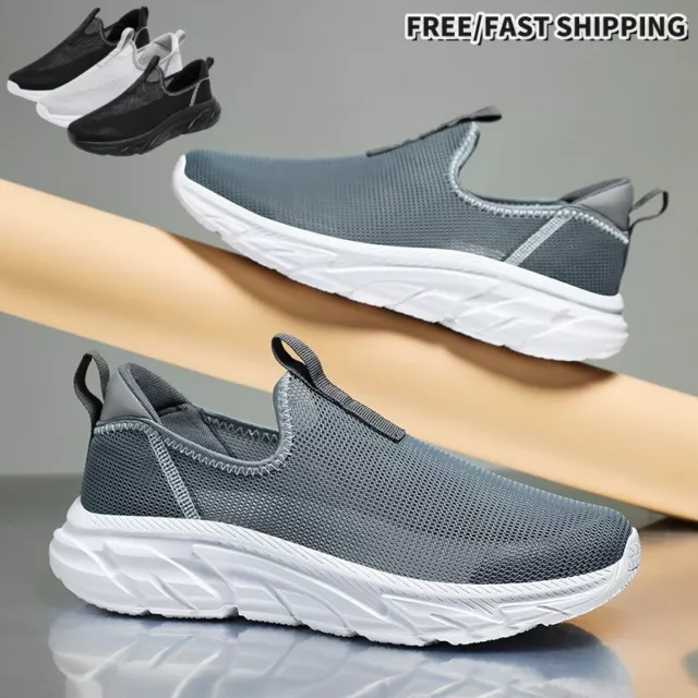 Mens Athletic Jogging Sneakers Outdoor Walking Sport Tennis Casual Running Shoes