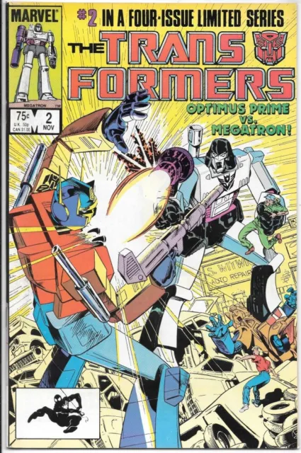 The Transformers Comic Book #2 Marvel 1984 VERY HIGH GRADE NEW UNREAD 1st Print