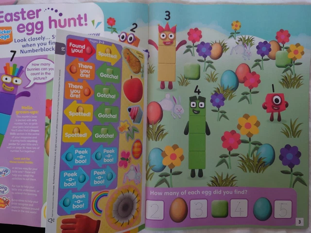 NEW CBEEBIES NUMBERBLOCKS Magazine Maths primary school Number Blocks ...