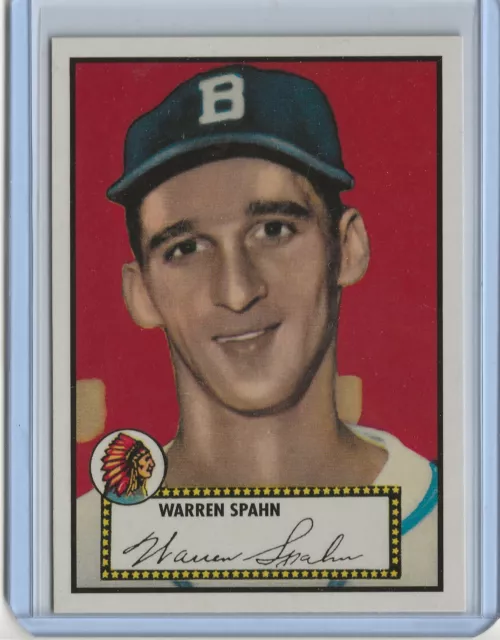 WARREN SPAHN 2019 Topps Series 2 Iconic Card Reprints Insert Braves ICR-57