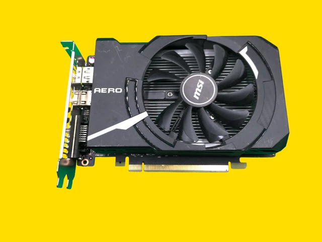 MSI GRAPHICS CARD GeForce GTX 1050 Ti AERO 4G OC ITX 99.99 PicClick UK