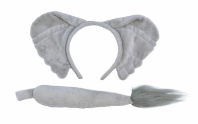 Elefante Set (Orecchie + Coda ), Costume Disguise/Accessorio
