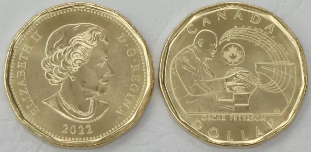 Kanada / Canada 1 Dollar Gedenkmünze 2022 Oscar Peterson unz.