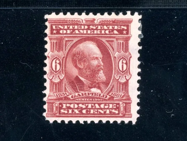 USAstamps Unused FVF US Serie of 1902 Garfield Scott 305 OG MHR