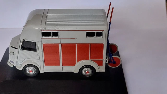 Camionnette Citroën Type H Club Hippique 1958 - Modèle Miniature 1/43 Hachette, Neuf Sous Blister