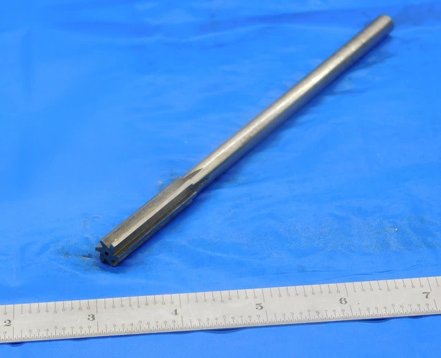 Usa Made .3760" Od Hss Reamer Shank 6 Fl .376 .3760 3/8 .3750 +.0010 Oversize