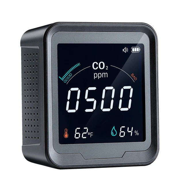 Dioxide Carbon Measuring Multifunctional 400-5000ppm Detector Office Indoor Home