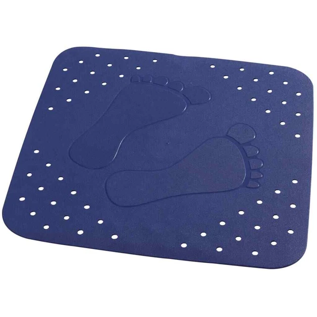 RIDDER Tappetino da Bagno Antiscivolo Plattfu? 54x54 cm Blu 67263