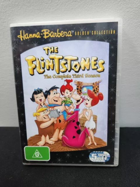 THE FLINTSTONES COMPLETE Season 3 Dvd 5 Disc Set Region 4 Hanna