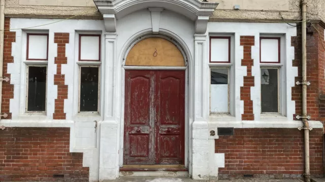 Pair of reclaimed doors