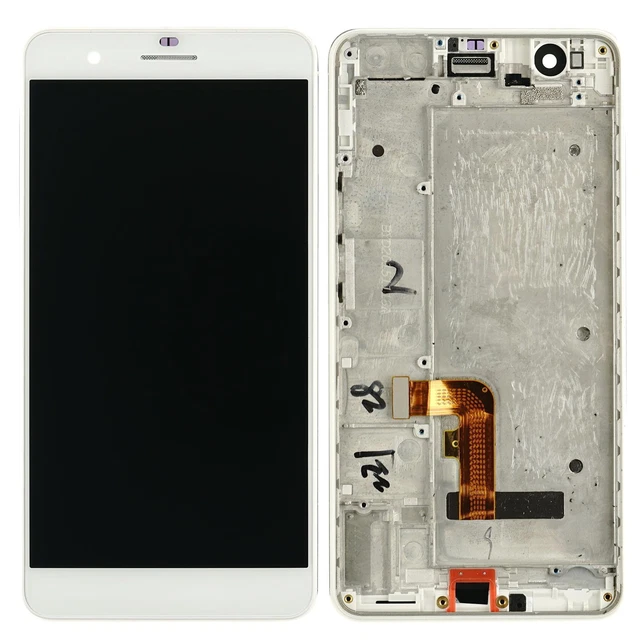 Honor 6 Plus Écran LCD Ecran Tactile Verre + Cadre , Blanc