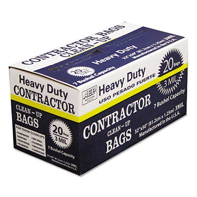 AEP Industries Inc. BAG,CONTRACTOR,32X50 WBI0186470 WEBSTER INDUSTRIES AEP