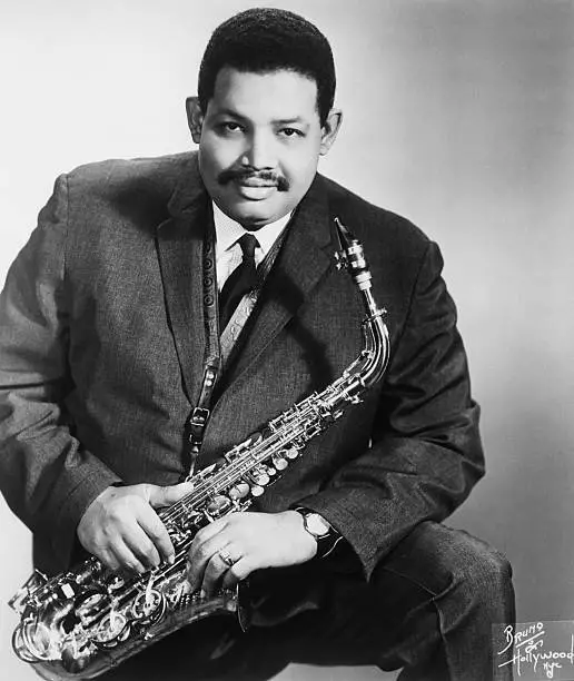 Julian Cannonball Adderly Jazz Musician Photograph by Bruno Hol- 1962 Old Photo
