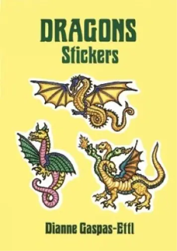 Dianne Gaspas-Ettl Dragons Stickers (Merchandise) Dover Stickers
