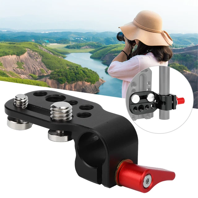 Cage Pipe Clamp Portable Camera Expansion Clip 15mm Single Hole For Fixing