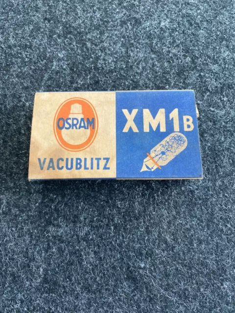 Osram Vacublitz XM1B - Vintage, originalverpackt, Werkstattfund (NOS)