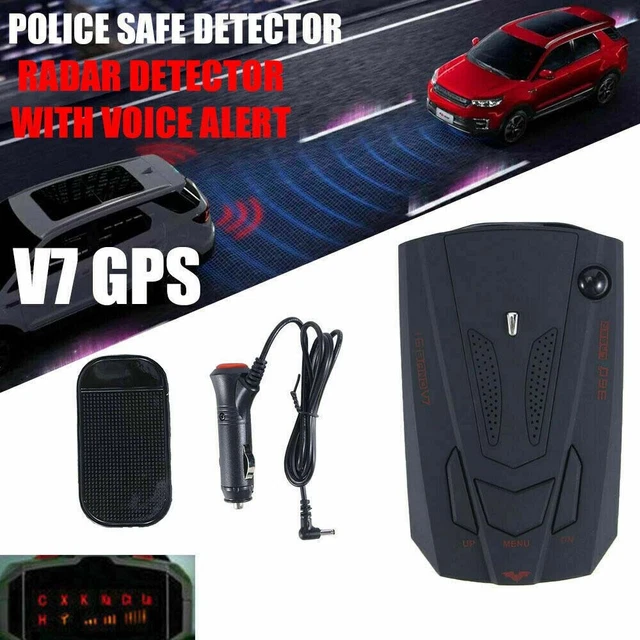 Détecteur de radar de voiture - ALLONSCD - V7 - 16 bandes - Bleu - Auto