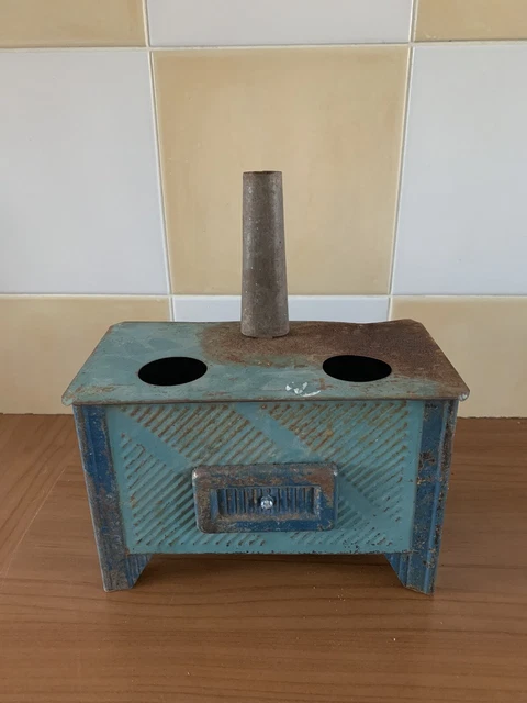 Jouet Ancien Vintage - Cuisiniere Fourneau Dinette Enfants - Poupees