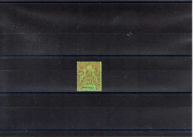 Timbre Martinique France Colonie 1892 N°37 Neuf* Mh