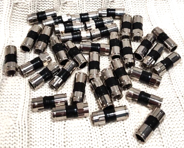 36 Lot F Style Rg6 Compression Connectors