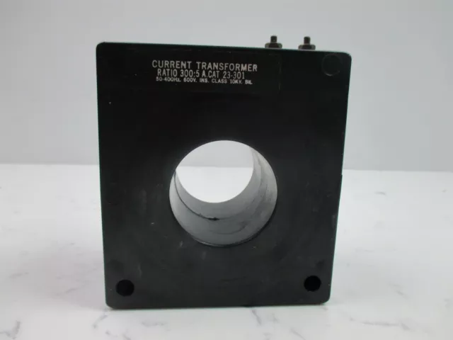 Current Transformer Ratio 300 5A 23-301 300:5 unité NOS avec boîte 3