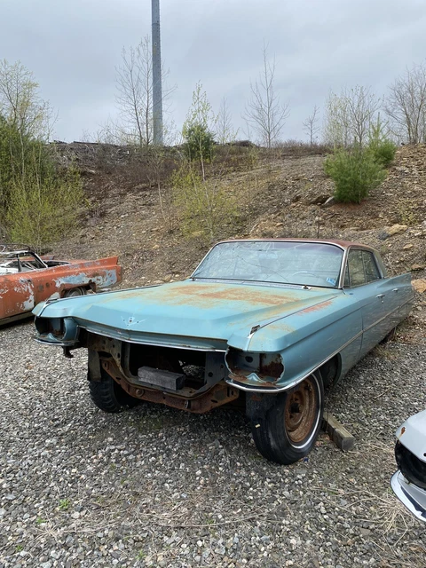 1963 Cadillac Series 62 4 Window Sedan.  Solid Parts Car.