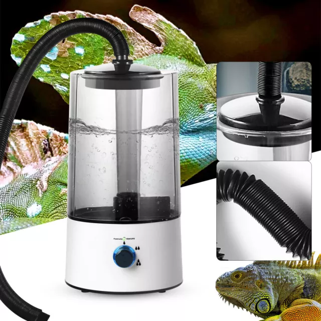 Reptile Fogger Terrariums Humidifier Fog Machine Mister Silent High Pressure 4L!