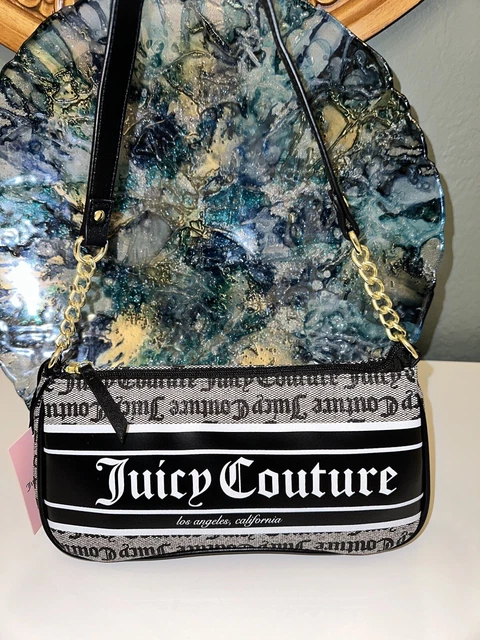 Nwt Juicy Couture Black Billboard Shoulder Bag Black Purse