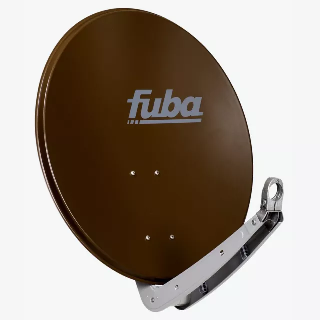 FUBA DAA 650 B SAT Alu Antenne Spiegel 65cm Satelliten Schüssel Braun HD UHD 4K