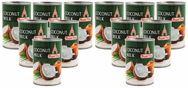 [12x 165 ml] latte di cocco Royal Thai / latte di cocco / latte di cocco E435